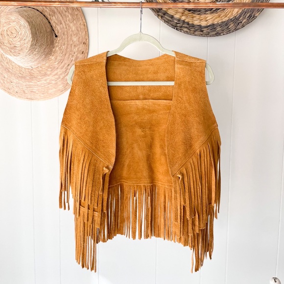 Jackets & Blazers - Real Suede Leather Vest